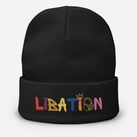 Libation Embroidered Beanie