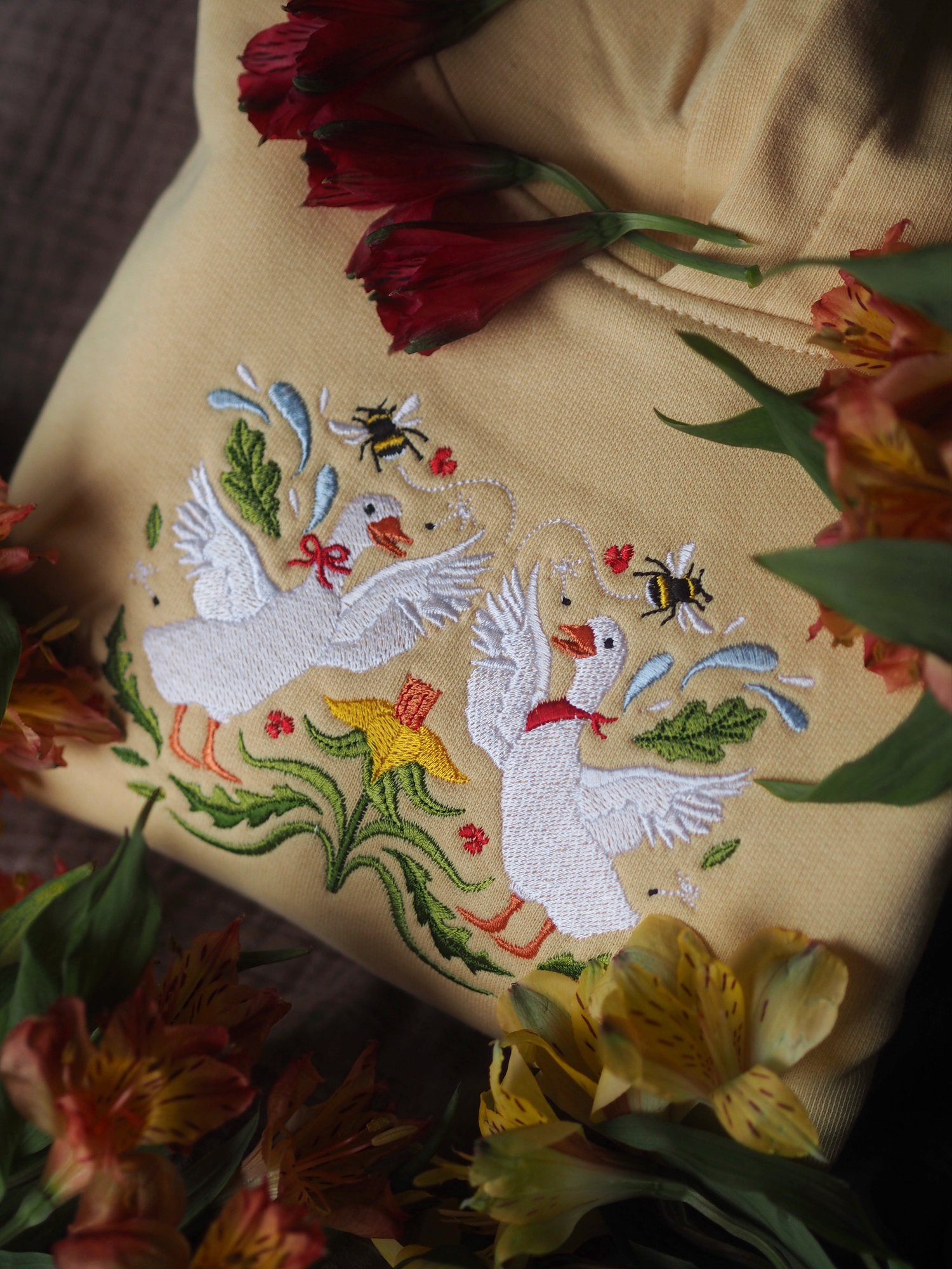 Image of  Symmetry in Spring - Viva Yellow Hoody