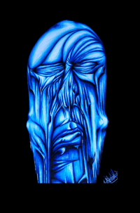 "Molting Pains at Midnight..." Mini Print