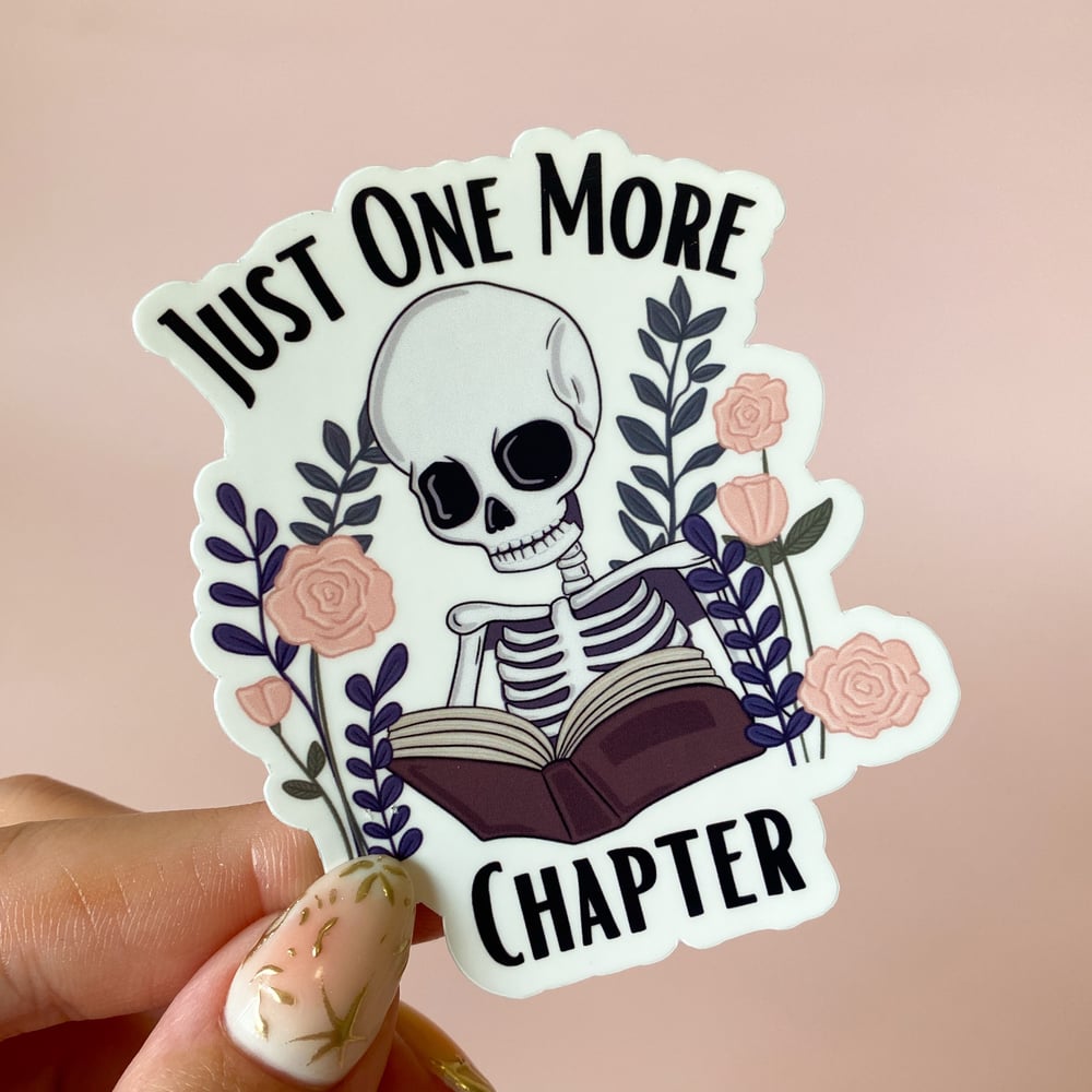 Image of “Just One More Chapter” Sticker