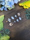 Image of Ginkgo Dendritic/Scenic Agate Zircon Mismatch'Asymmetrical Long Dangle Statement Earrings
