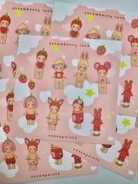 strawberry sonny sticker sheet