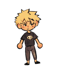 goofy kacchan sticker .*+