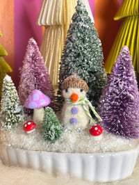 Image 2 of Winter Scene - White Ceramic Dish