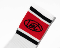 Image 4 of LC White/Red/Black Sports Sock - 1 Pack