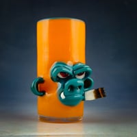 Image 2 of Smokin' Chimp Shot Glass in Lava