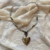 Image 3 of THE FLORA LOCKET (PEARL)