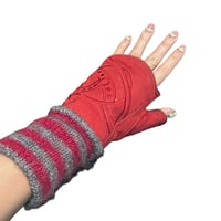 Image 3 of Vivienne Westwood orb fingerless gloves