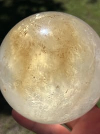 Image 16 of Large Calcite Sphere With Rainbows #2828