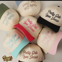 Image 2 of Preorder Pretty Girls Love Jesus Snap Back 
