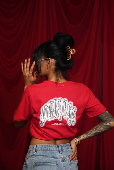 Image of Purpose T-shirt Red