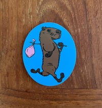 Image 1 of Willoughby the Capaybara sticker 