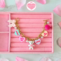 Image 1 of Gold Plated My Sweetheart Charm Bracelet 