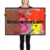 Image 2 of EVOL NEVER LAST FRAMED POSTER