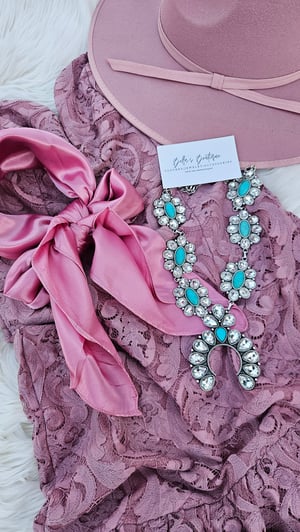 Image of Crystal Western Necklace 