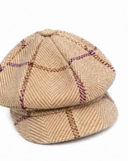 Image of Classic Plaid Women Caps