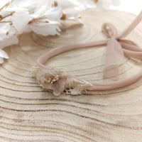 Image 1 of Newborn girls headband | pastel beige