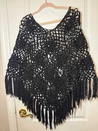 Crochet Flower Poncho