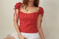 Image 3 of Valentine Top in Wine (Pre-order)