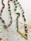 Drink The Wild Air Variscite And Garnet Necklace