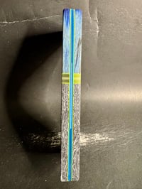 Image 4 of Spalted Tamarind & Fat Carbon GLOW Segmented Knife Scales