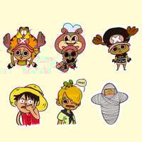 One Piece Single Stickers