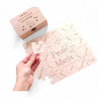 Image 1 of ​Puzzle Pieza Principal | Regalo Personalizado Profe