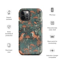 Image 12 of Boho Nature Cottagecore Inspired Fox Among Mushrooms Tough Case for iPhone®