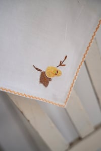 Image 4 of Lot de 4 petites serviettes appliqués brodés