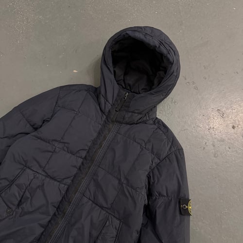 Image of AW 2018 Stone Island Garment Dyed Crinkle Reps NY Down jacket, size large