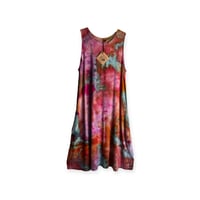 Image 1 of M Tank Pocket Dress in Tropical Watercolor Ice