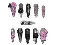 Image 3 of “bow-quet” press-on nails