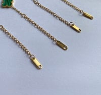 Image 4 of Luxury Gold Plated Lucky Charm 4 Leaf Clover Bracelet