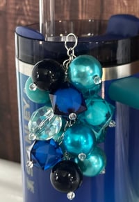 Image 2 of Sea Glass Aura Tumbler Straw Bauble