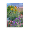 Rainbow Cottage Garden - 8” X 12” Canvas Print 