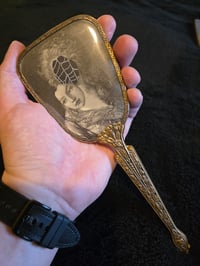 Image 2 of Repurposed Vanity series Victorian faceless with preserved web B