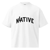 Image 5 of LA NATIVE Unisex organic oversized high neck t-shirt