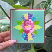 Rose Painted Square 