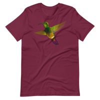 Image 1 of Colibrí Dorado de Puerto Rico | Puerto Rican Mango Hummingbird Unisex T-Shirt