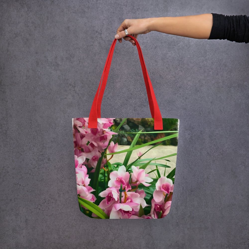 Image of Tote bag Singapore Cymbidium