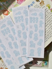 Image 3 of Smiski Self Care Sticker Sheet