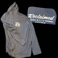 RB long sleeve shirt with hood in Navy frost. 