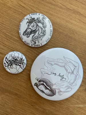 Image of Sticker and badge set