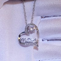 Silver Plated Mom Necklaces