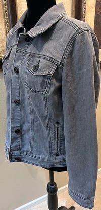 Image 2 of Vintage Black Denim Jacket Aerosmith
