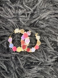 Image 4 of Heart hello kitty junk earrings 