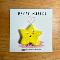 Image 2 of Happy Stars Bring Light Ceramic Figurine - Free Shipping in Contiguous US