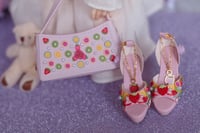 Image 3 of TROPICAL Glamour Set - Custom High Heels and chic handbag for Minifee Copy