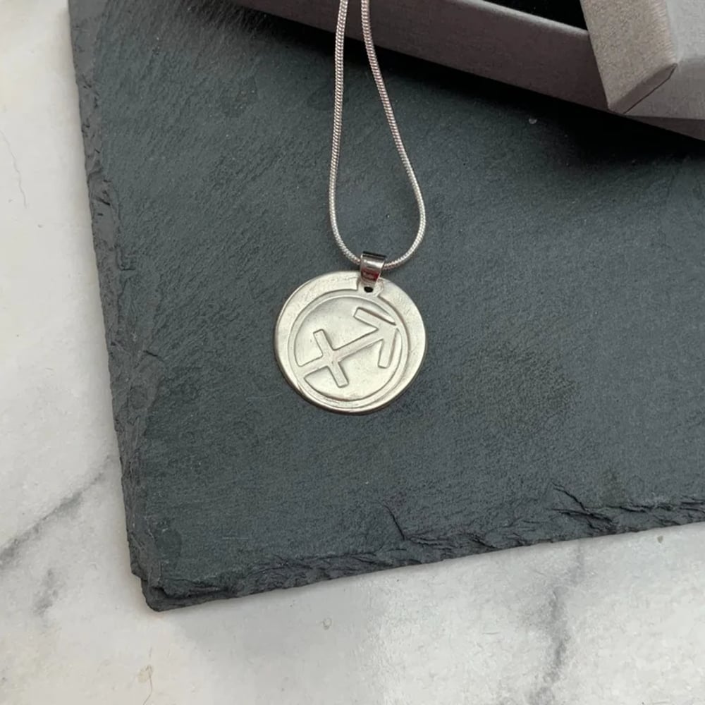 Image of Zodiac Pendant Silver Clay Jewellery Workshop
