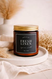 Fresh Linen 8oz Candle